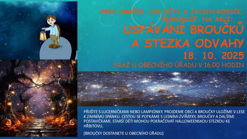 USPÁVÁNÍ  BROUČKŮ 2025